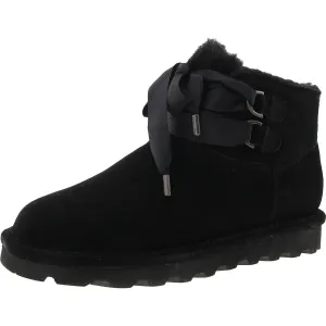 2946W Womens Logo Leather Ankle Boots