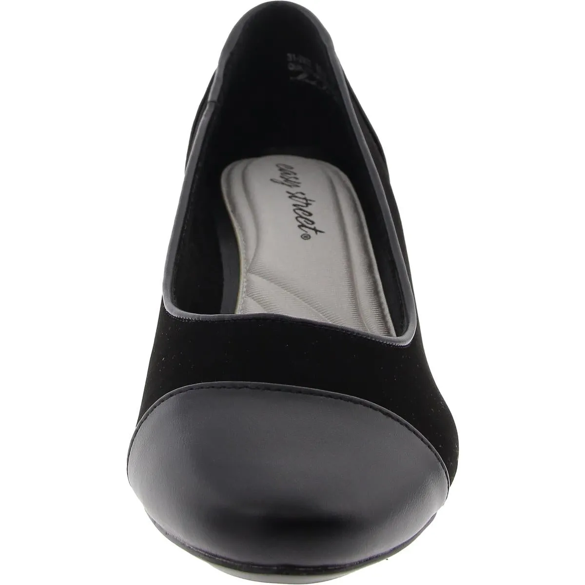 312922 Womens Toe Cap Manmade Block Heels