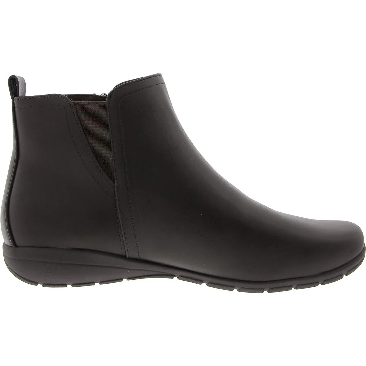 Aaliya 3 Womens Zipper Faux Leather Ankle Boots