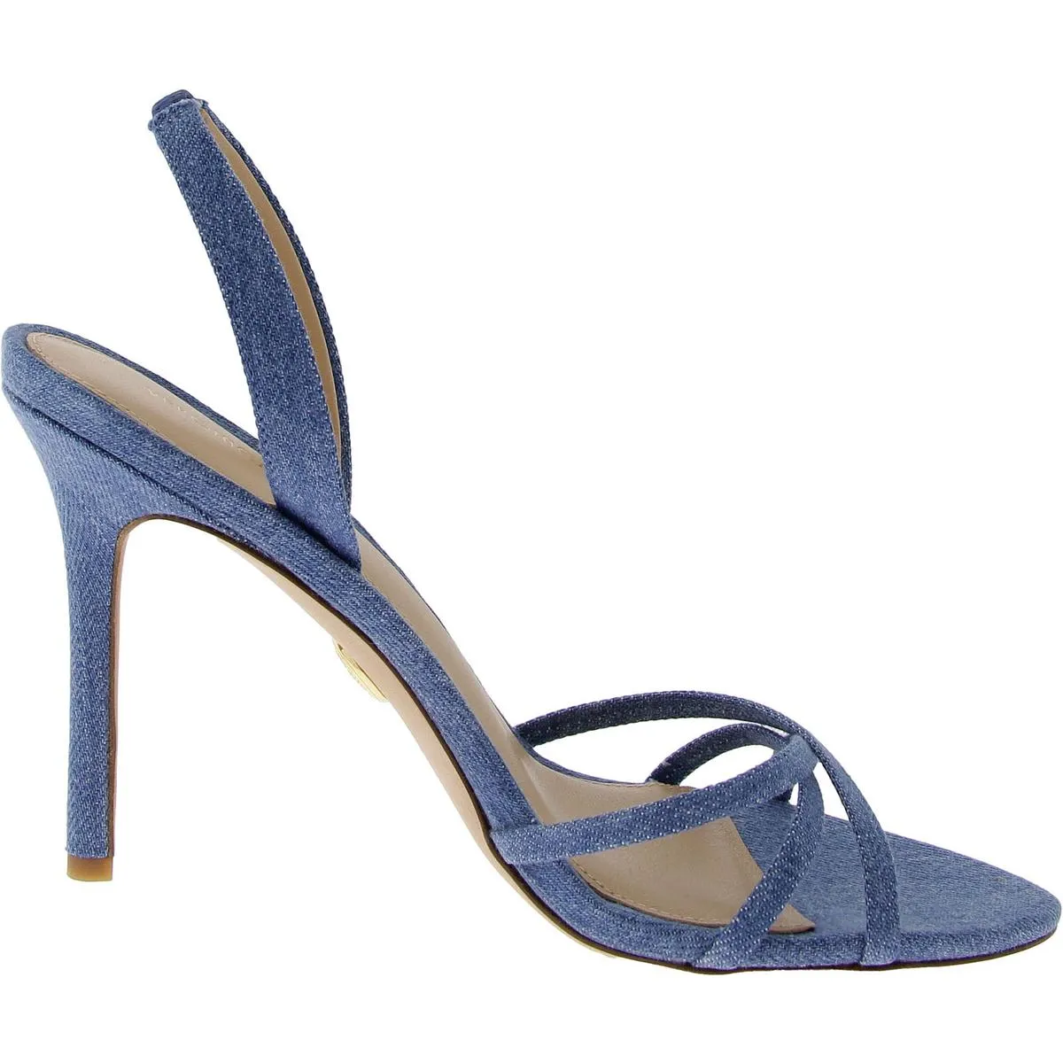 ADELLE Womens Open Toe Laceless Slingback Heels