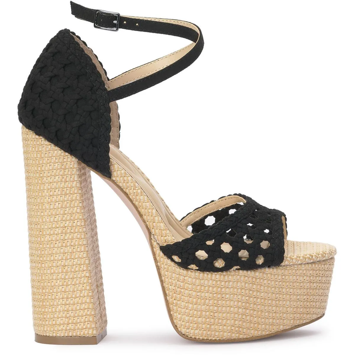 Aditi Womens Platform Open Toe Platform Heels