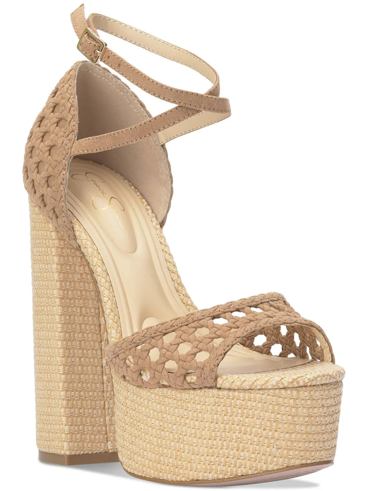 Aditi Womens Platform Open Toe Platform Heels