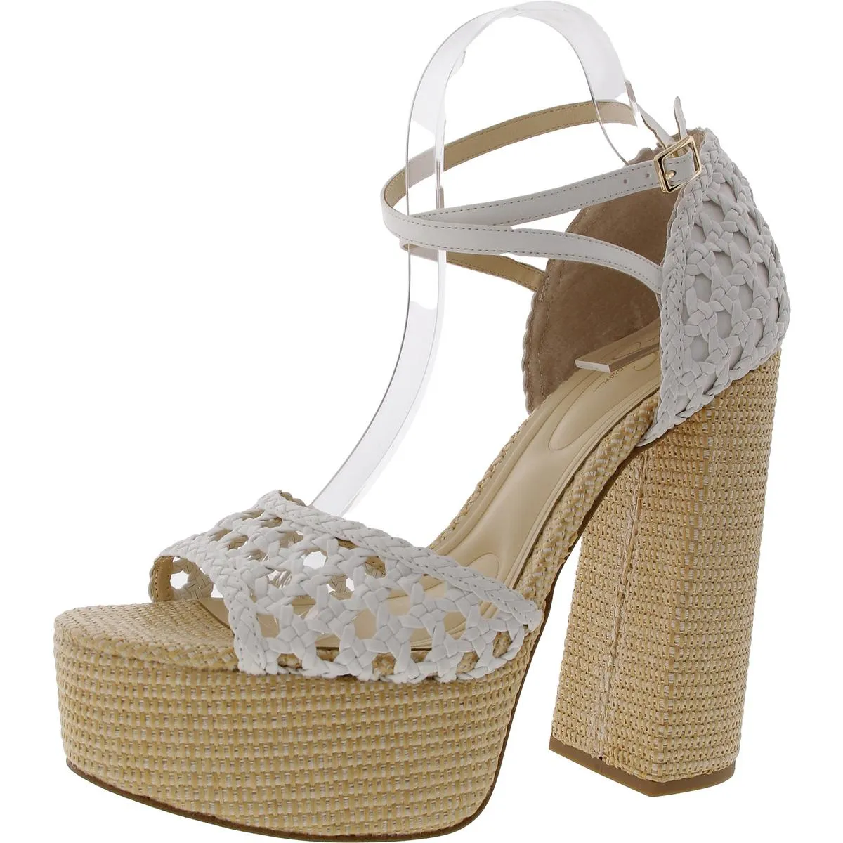 Aditi Womens Platform Open Toe Platform Heels