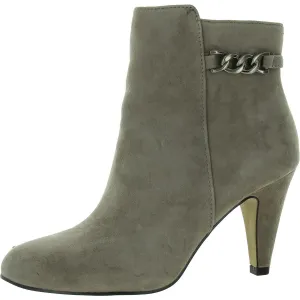Agnes Womens Suede Ankle Booties