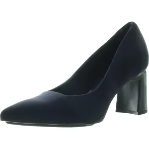 akBARTOW Womens Solid Textured Block Heels