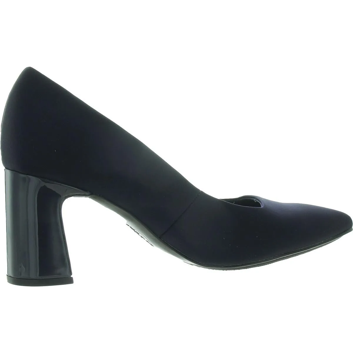 akBARTOW Womens Solid Textured Block Heels