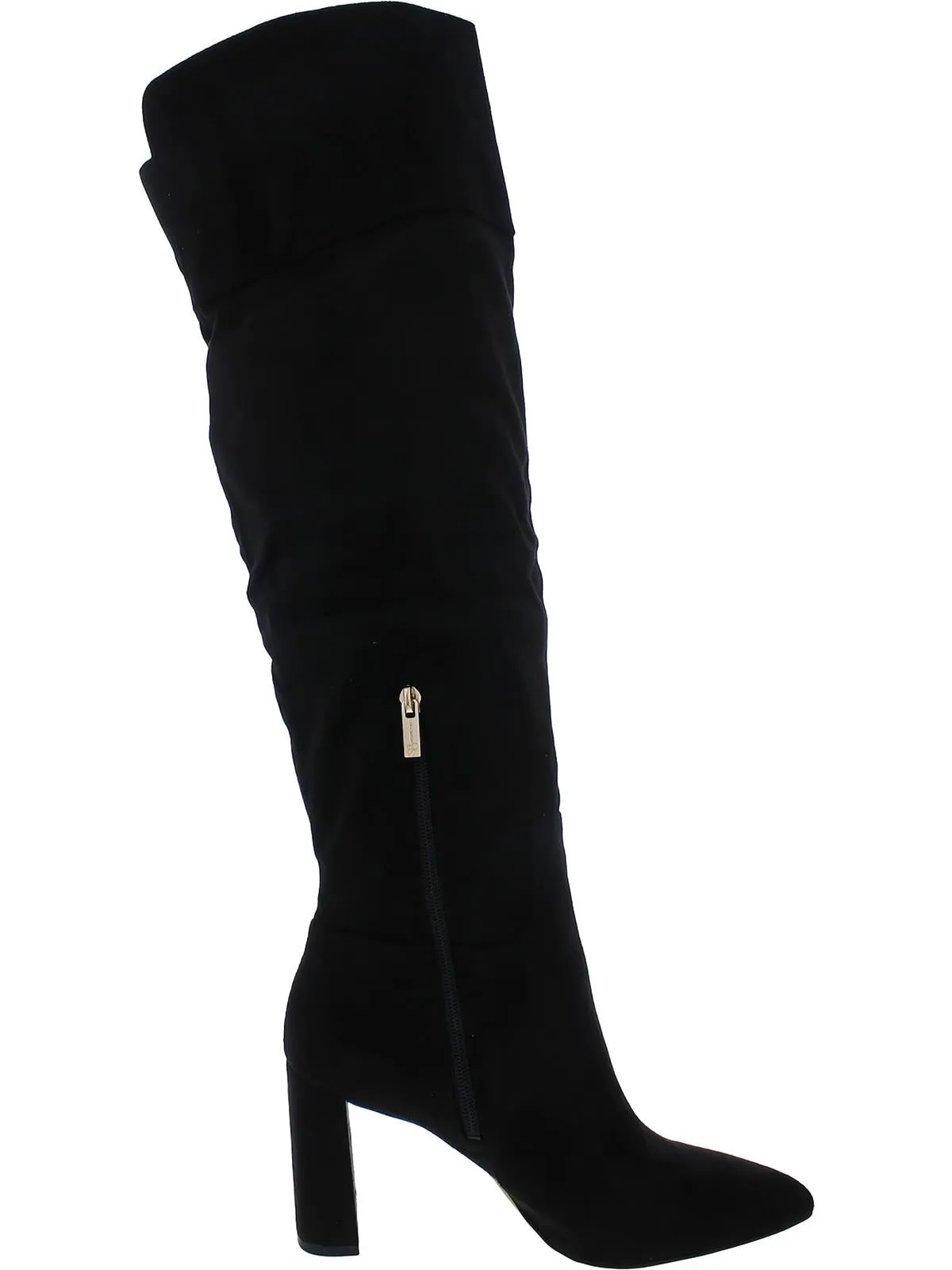 Akemi Womens Faux Leather Pull On Thigh-High Boots