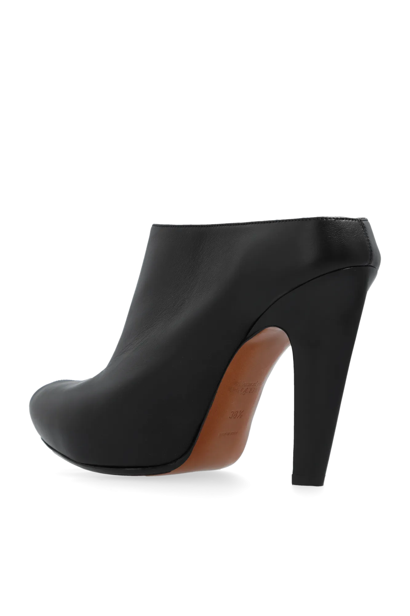 Alexander Mcqueen Leather High-Heeled Shoes