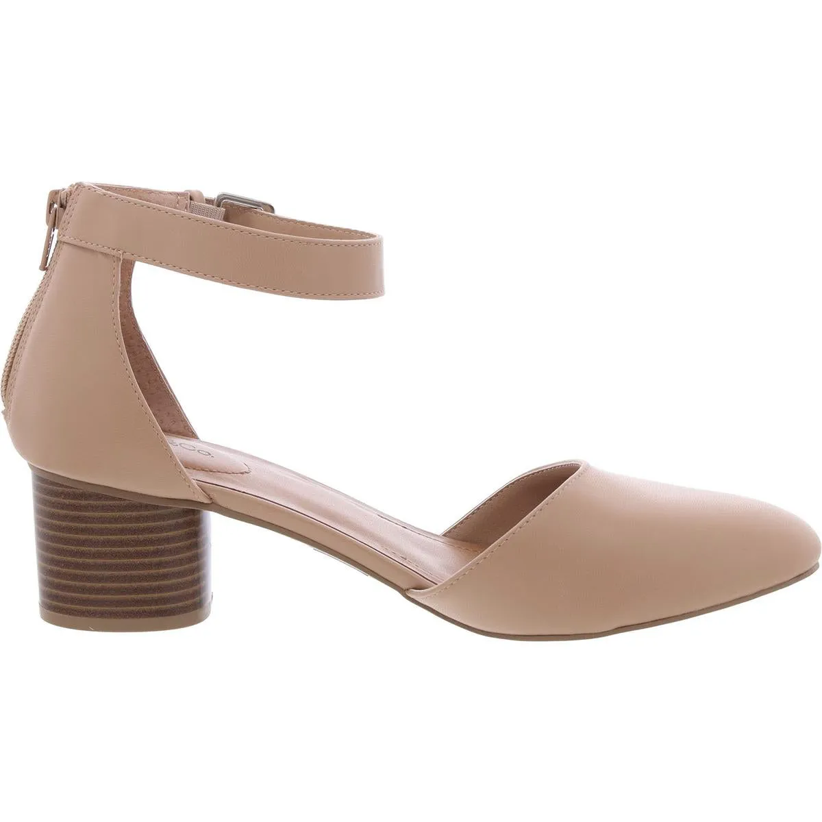 Alinaap Womens Strappy Manmade Block Heels
