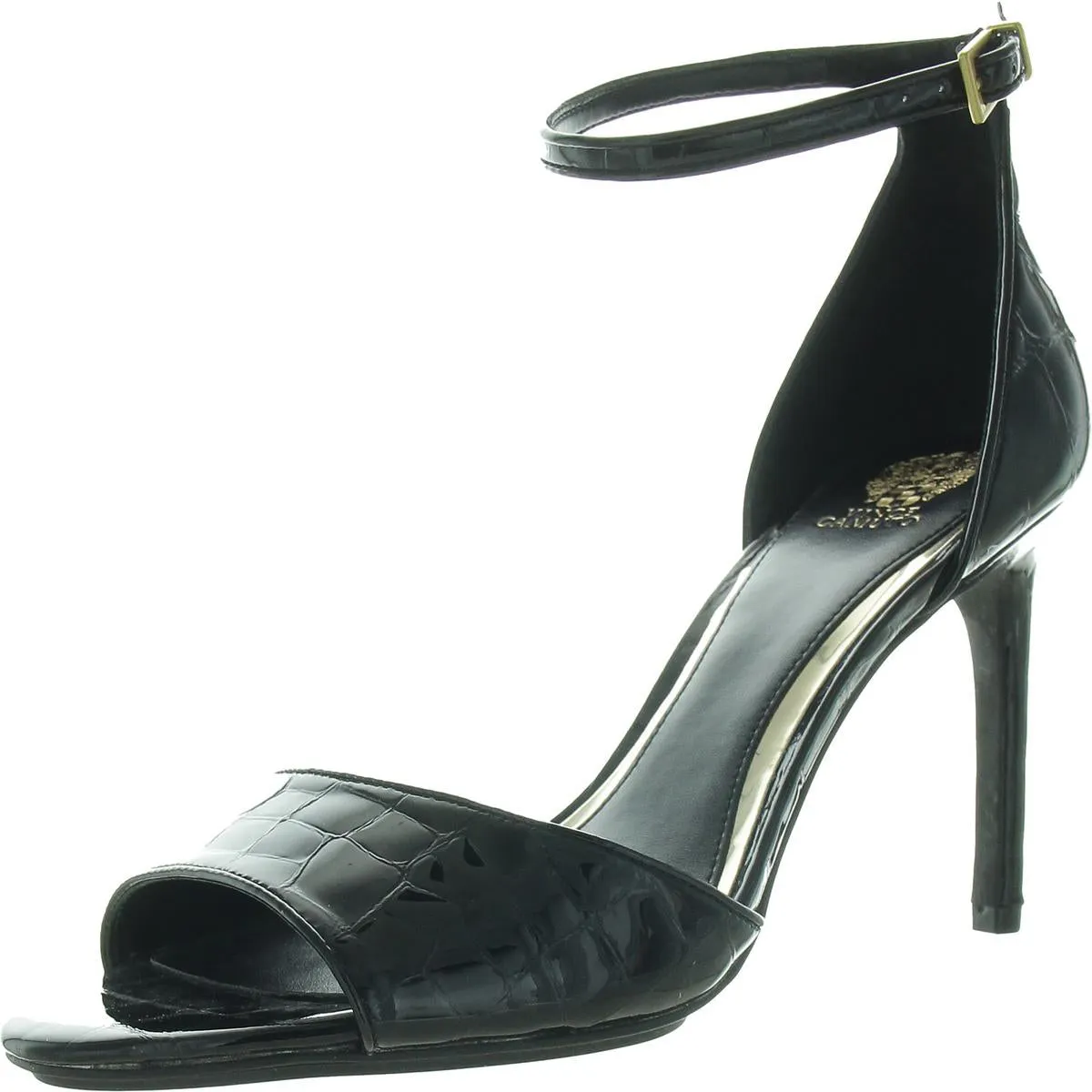 ALIZA Womens Adjustable Leather Ankle Strap