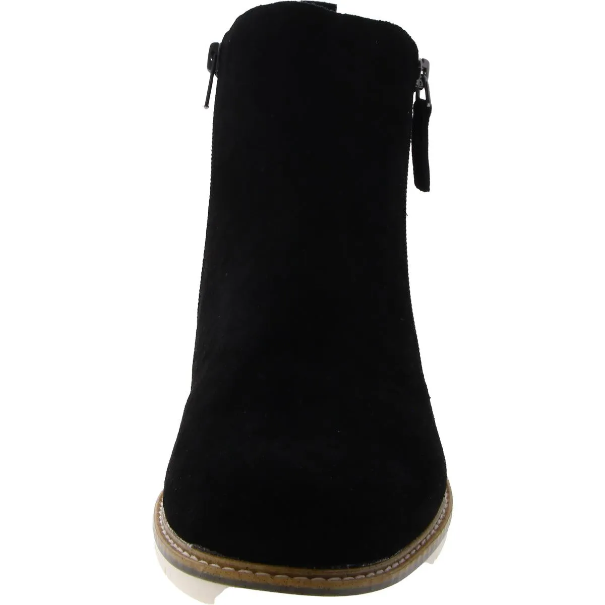 Aly 14 Womens Suede Side Zipper Ankle Boots