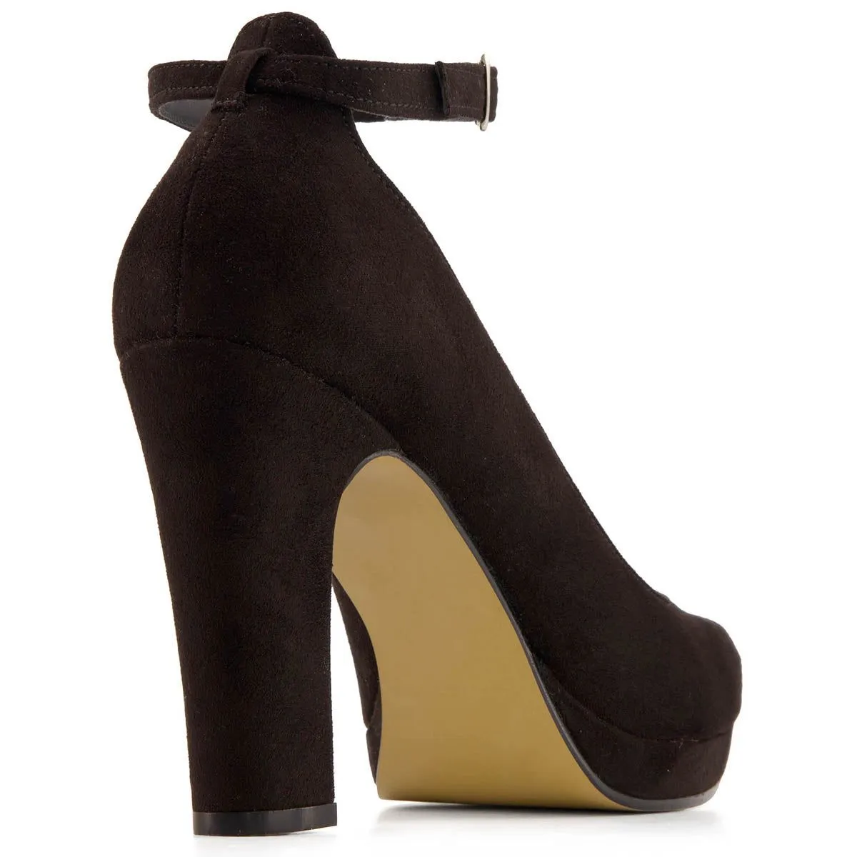 Andrea High Heels Ankle Strap Pumps