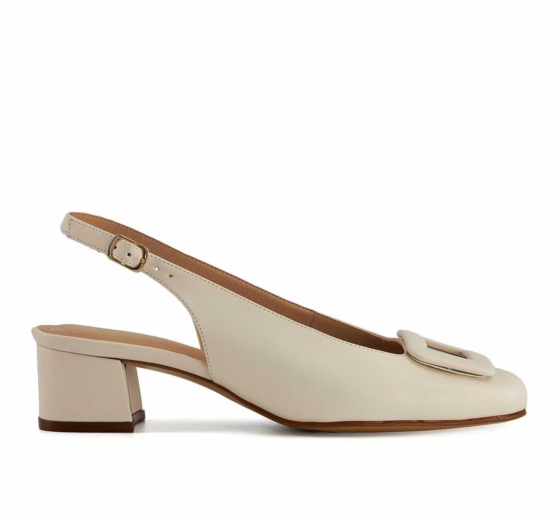 Andrea Slingback Low Heel Pumps