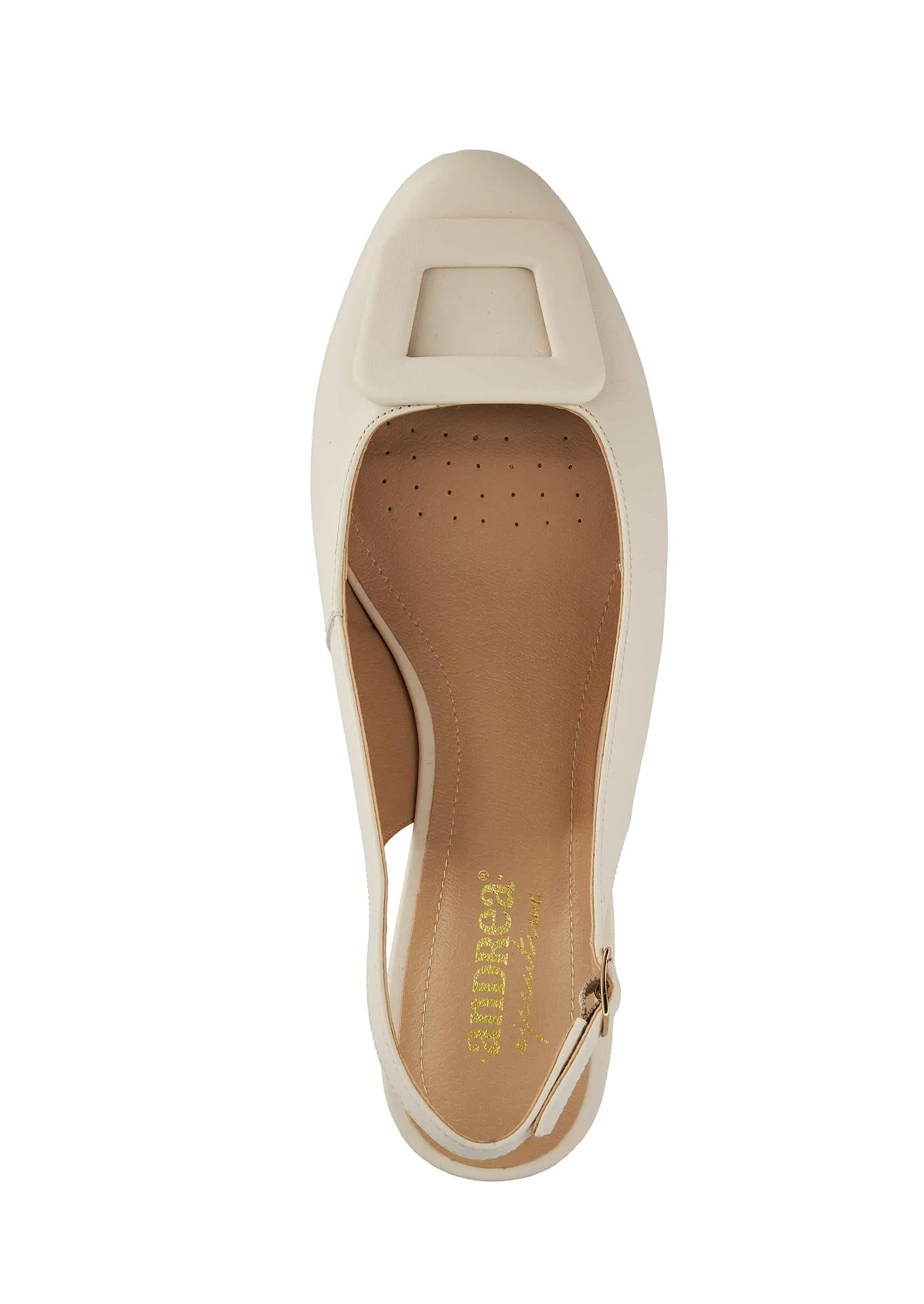 Andrea Slingback Low Heel Pumps