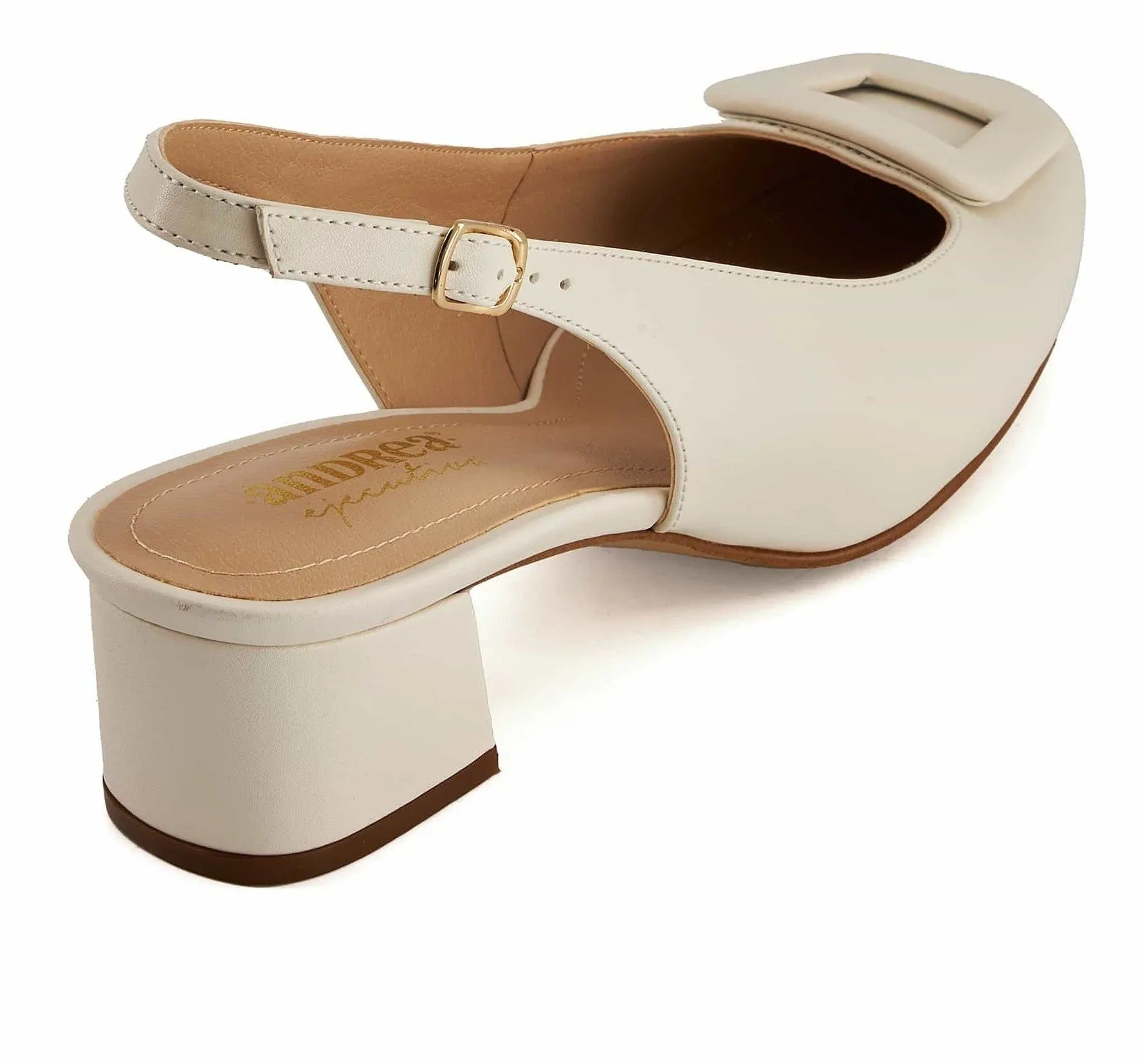 Andrea Slingback Low Heel Pumps