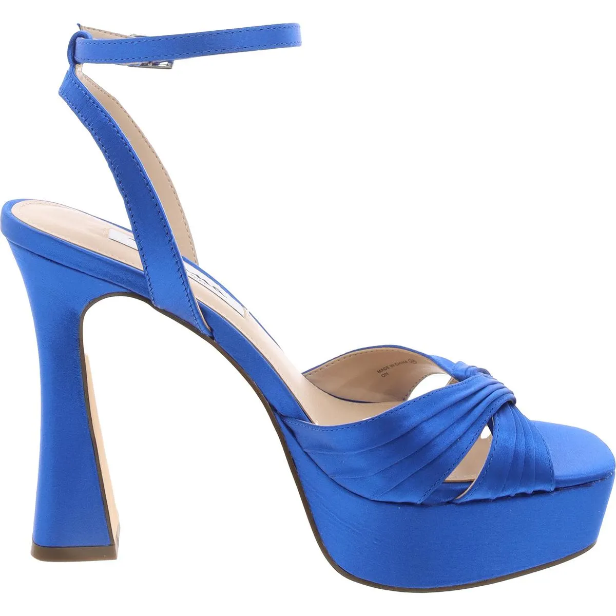 AngieYS Womens Slip On Ankle Strap Pumps