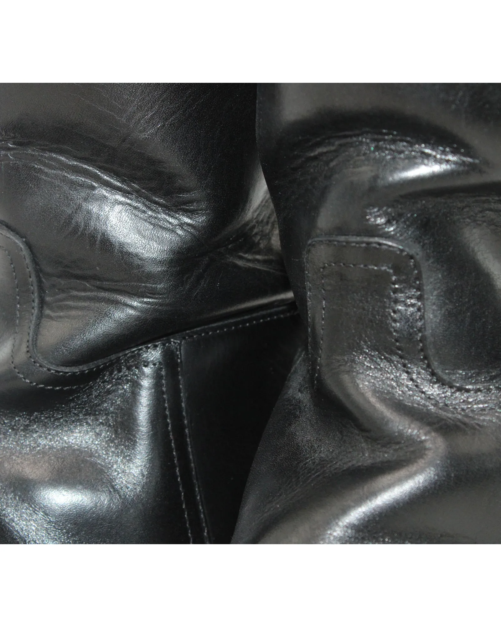 Ann Demeulemeester Stan Riding Boots in Black Leather