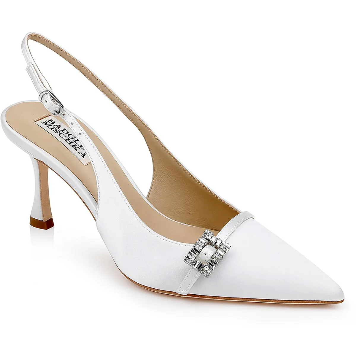 Ann Marie Womens Embellished Slingback Heels