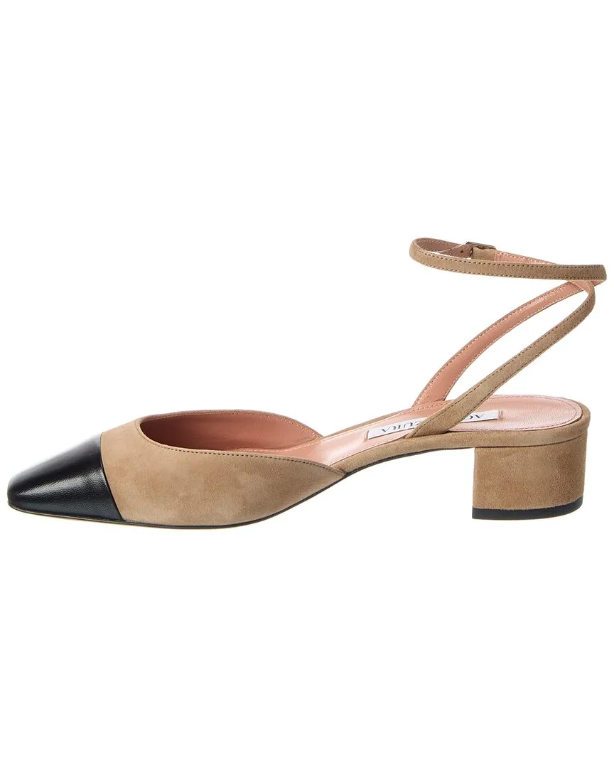 Aquazzura French Flirt 35 Suede Pump