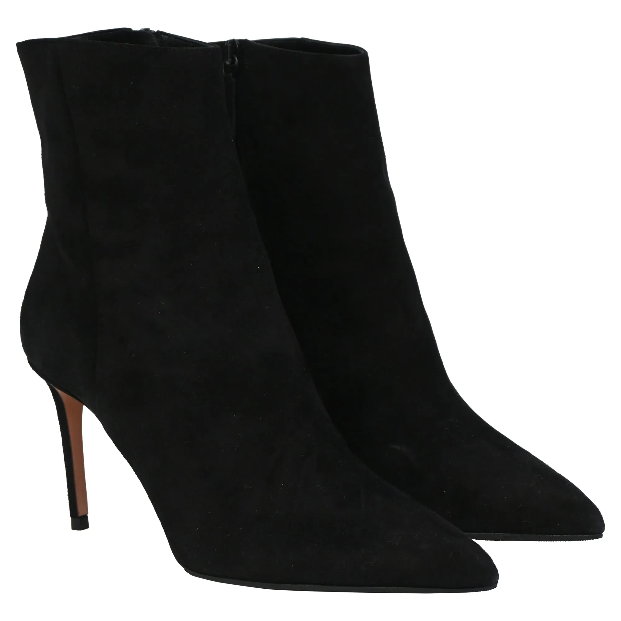 Aquazzura Matignon Boots in Black Suede