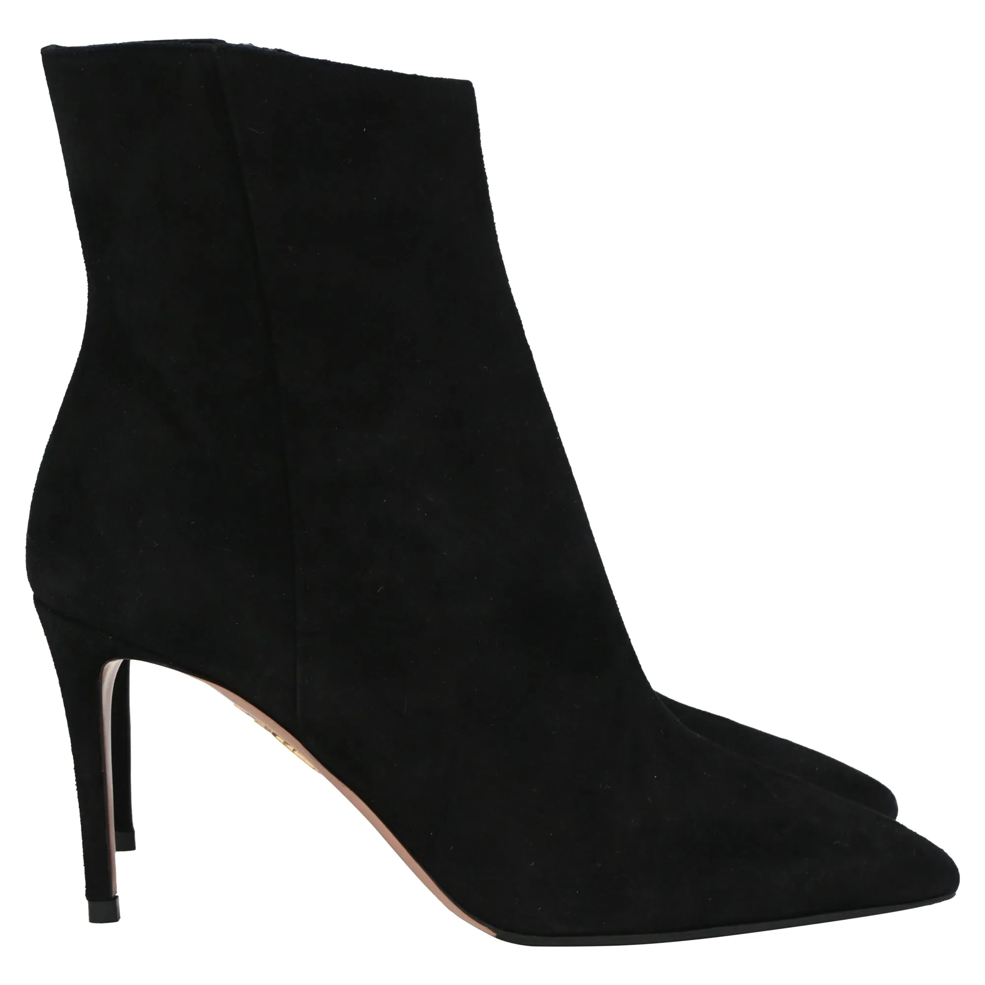 Aquazzura Matignon Boots in Black Suede