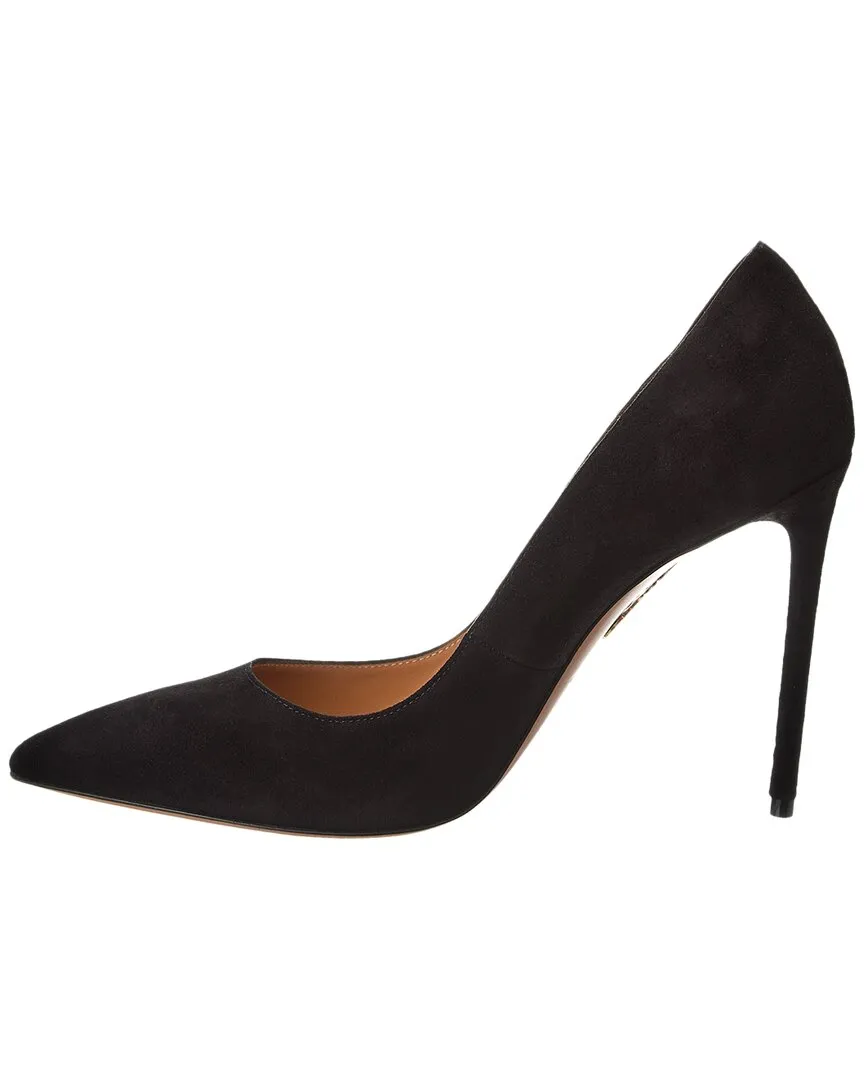Aquazzura Purist 105 Suede Pump