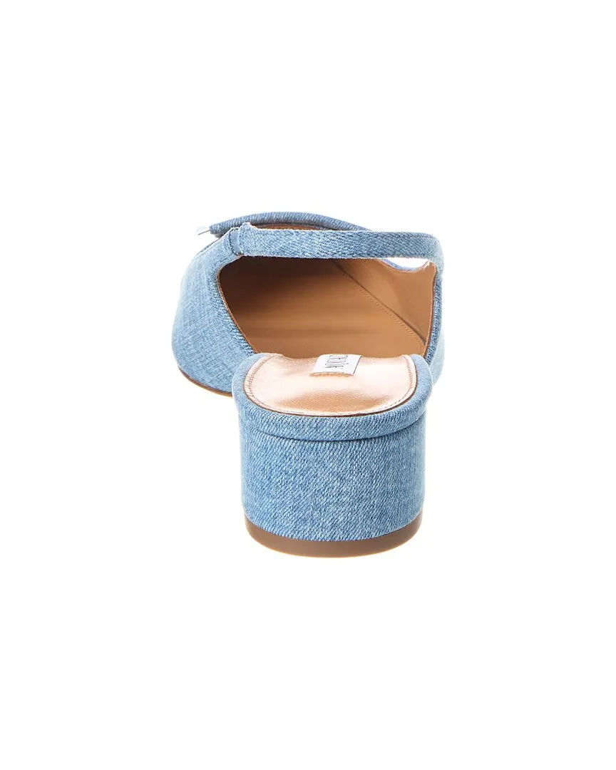 Aquazzura Shibuya 35 Denim Slingback Sandal