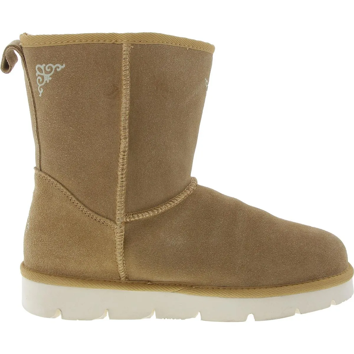 Argali 7.5 Womens Fleece Lined Suede Shearling Boots