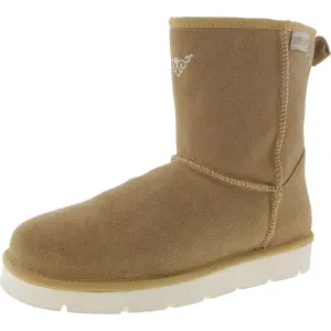 Argali 7.5 Womens Fleece Lined Suede Shearling Boots