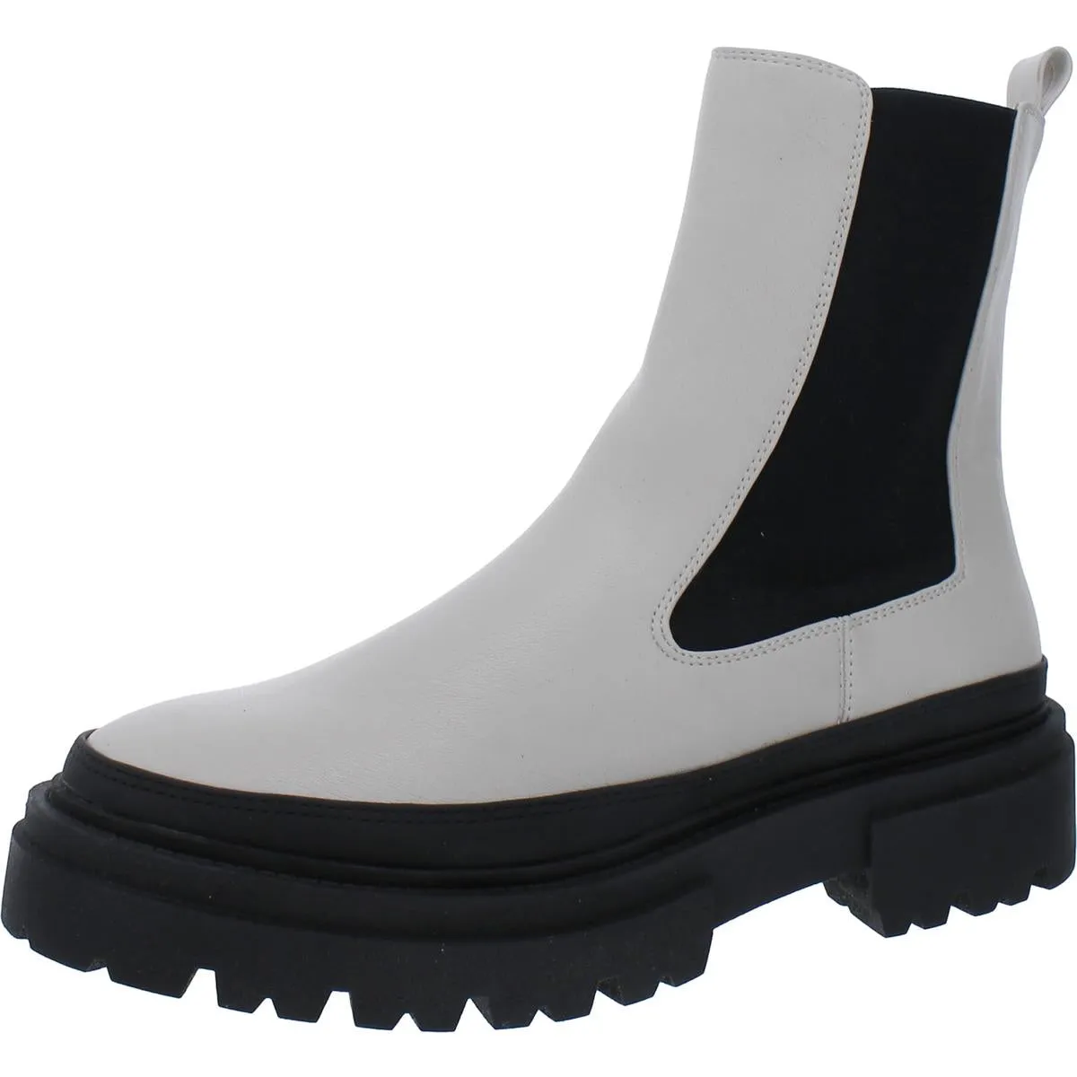 Armond Womens Faux Leather Side Zipper Chelsea Boots