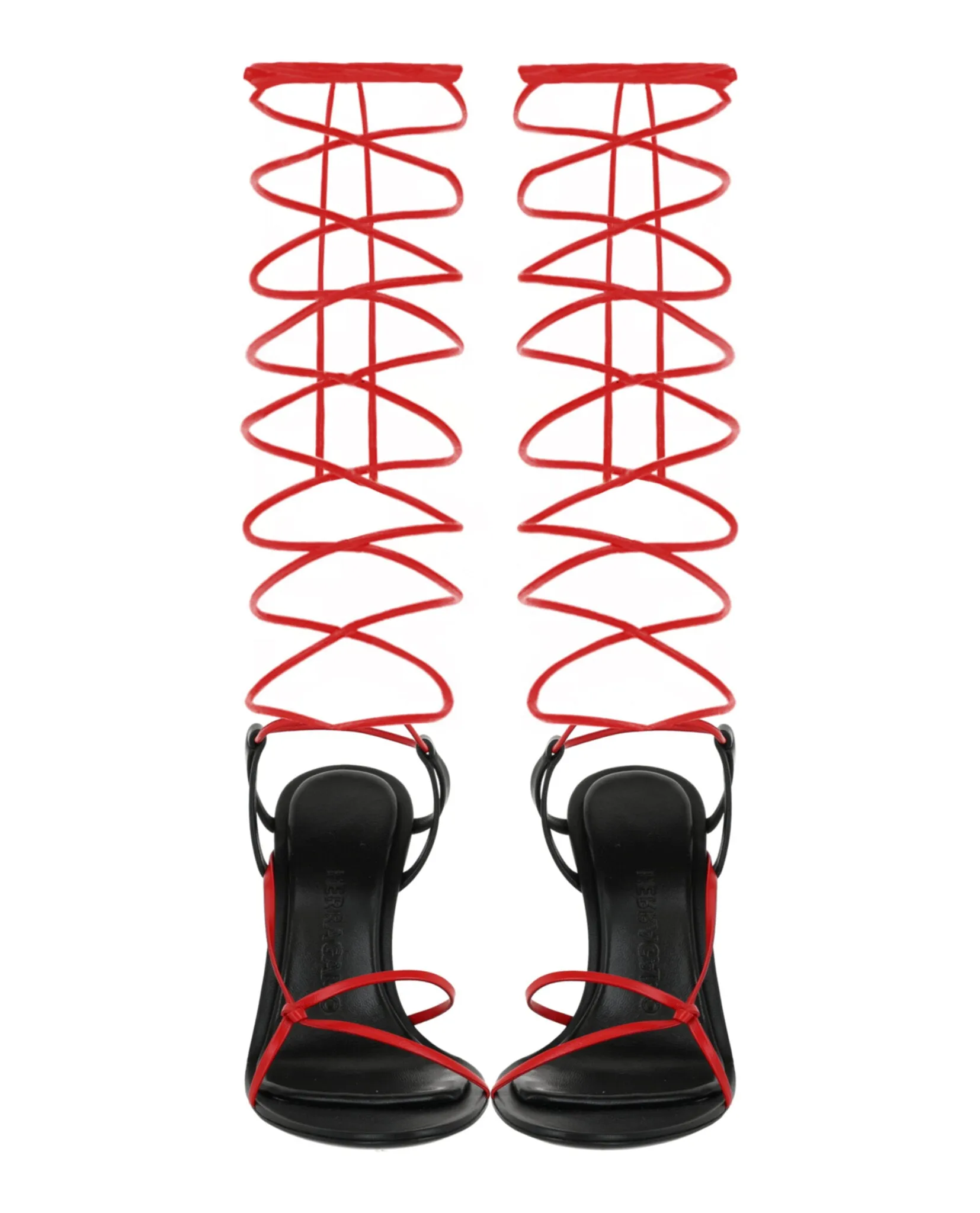 Azha X5 Wrap Tie Heels