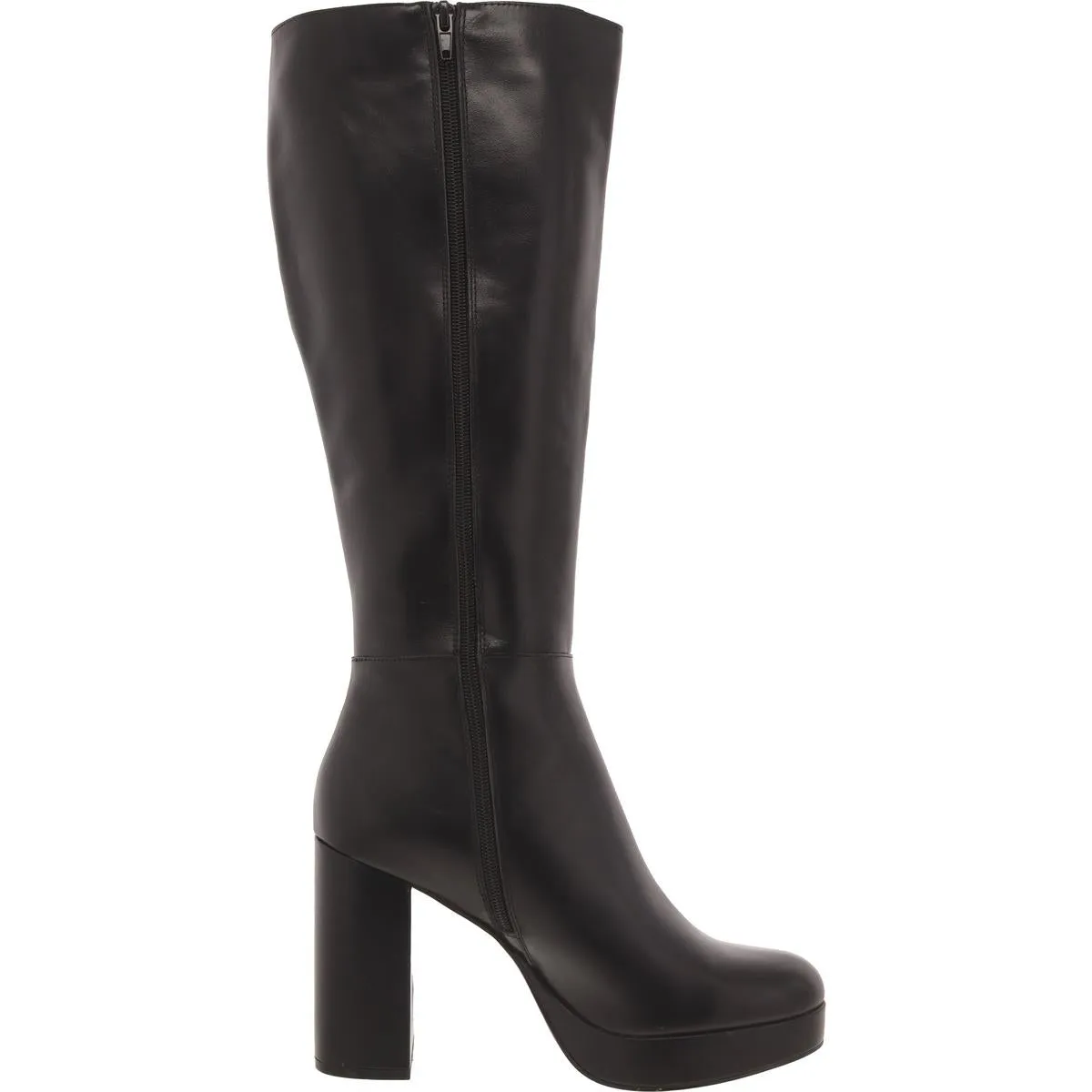 Azura Womens Leather Tall Knee-High Boots