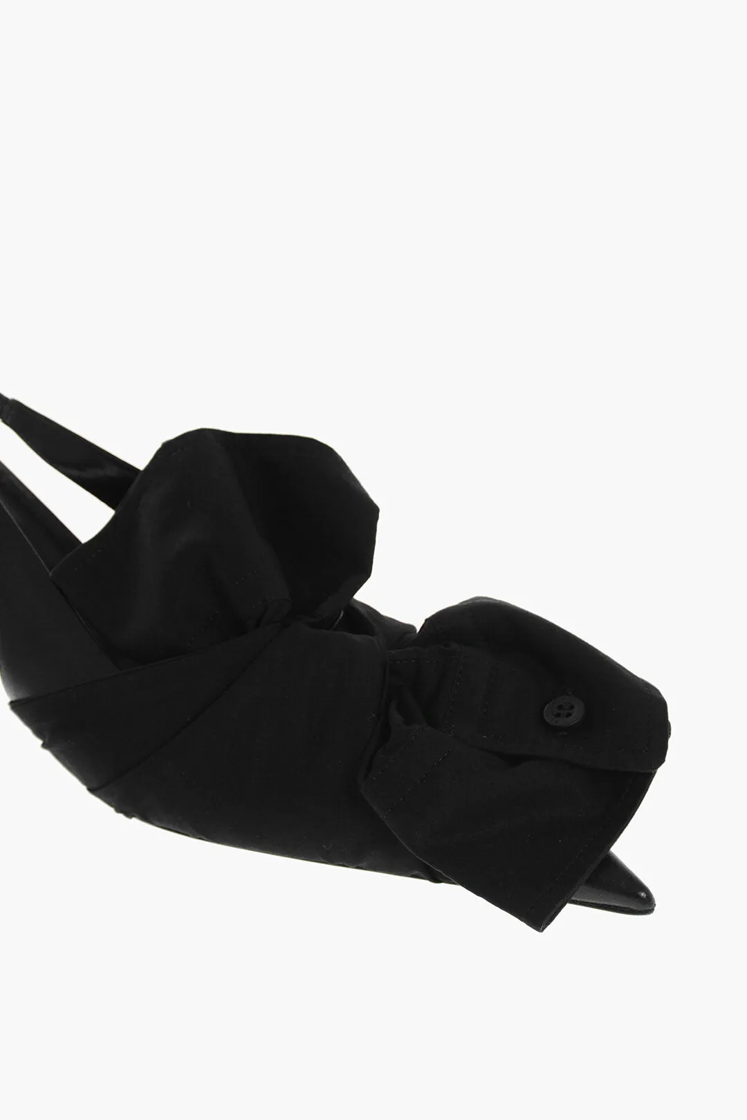 Balenciaga Fabric Chemise Slingbacks With Front Bow 4Cm
