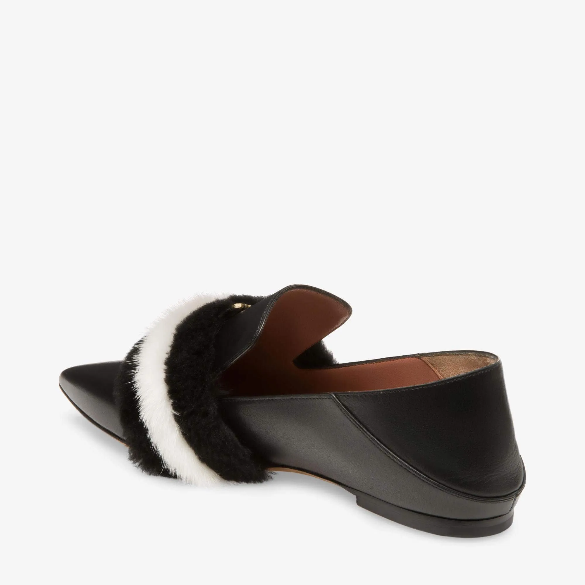 Bally Hamelia Women's 6223321 Black Leather Flat Pumps