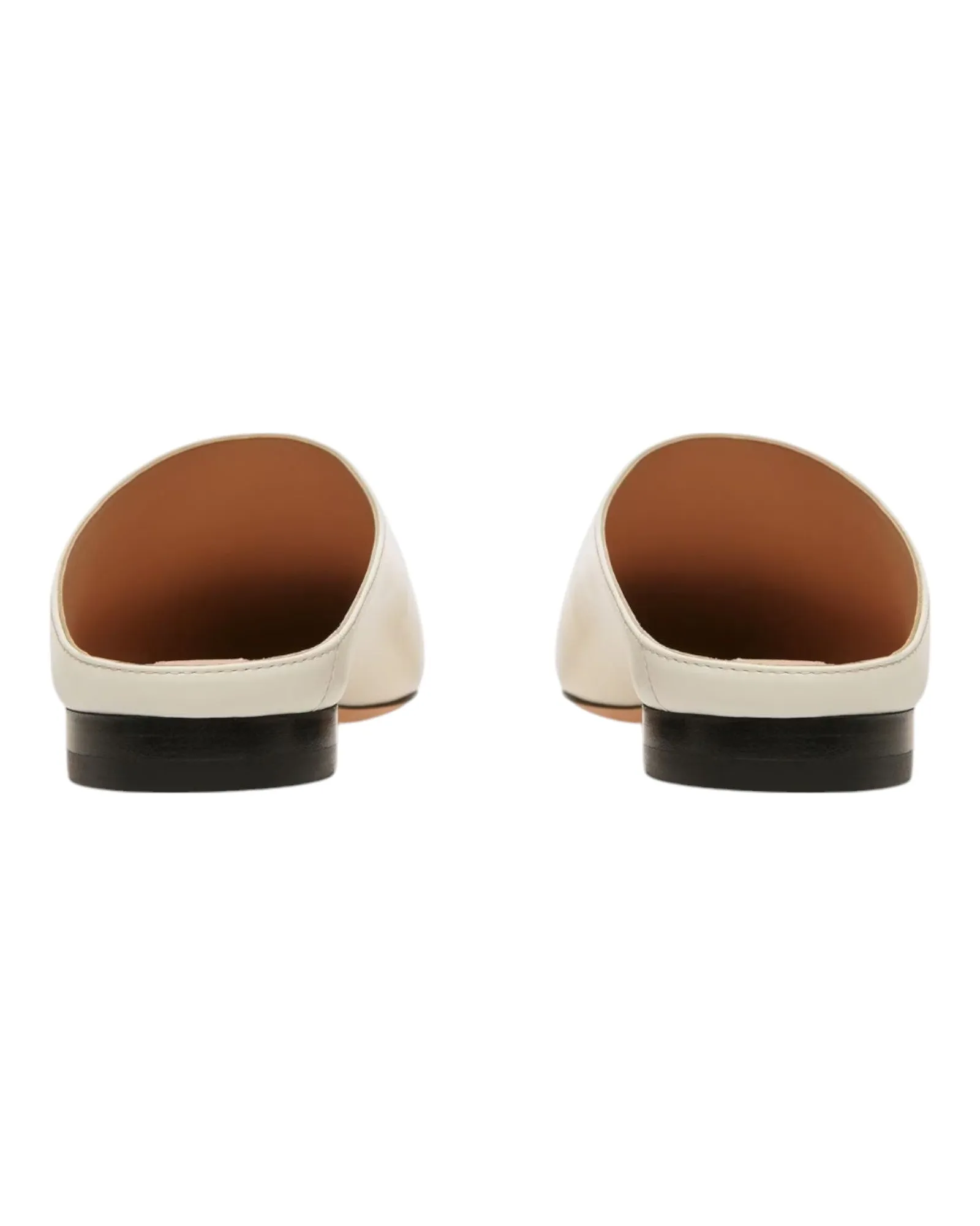 Bally Nara 6303413 Ladies Bone Flat Leather Pumps