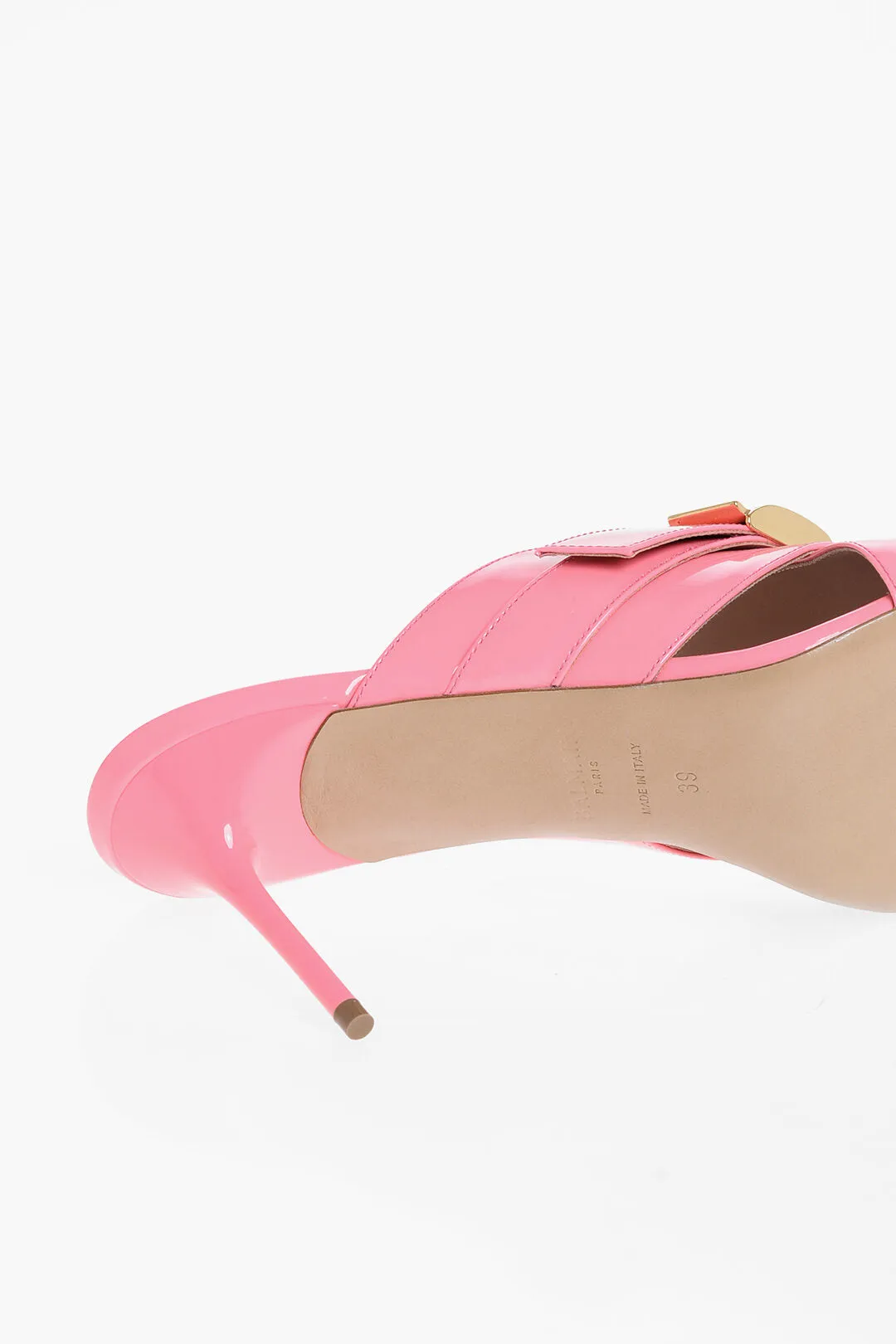 Balmain Patent Leather Pumps With Stiletto Heel