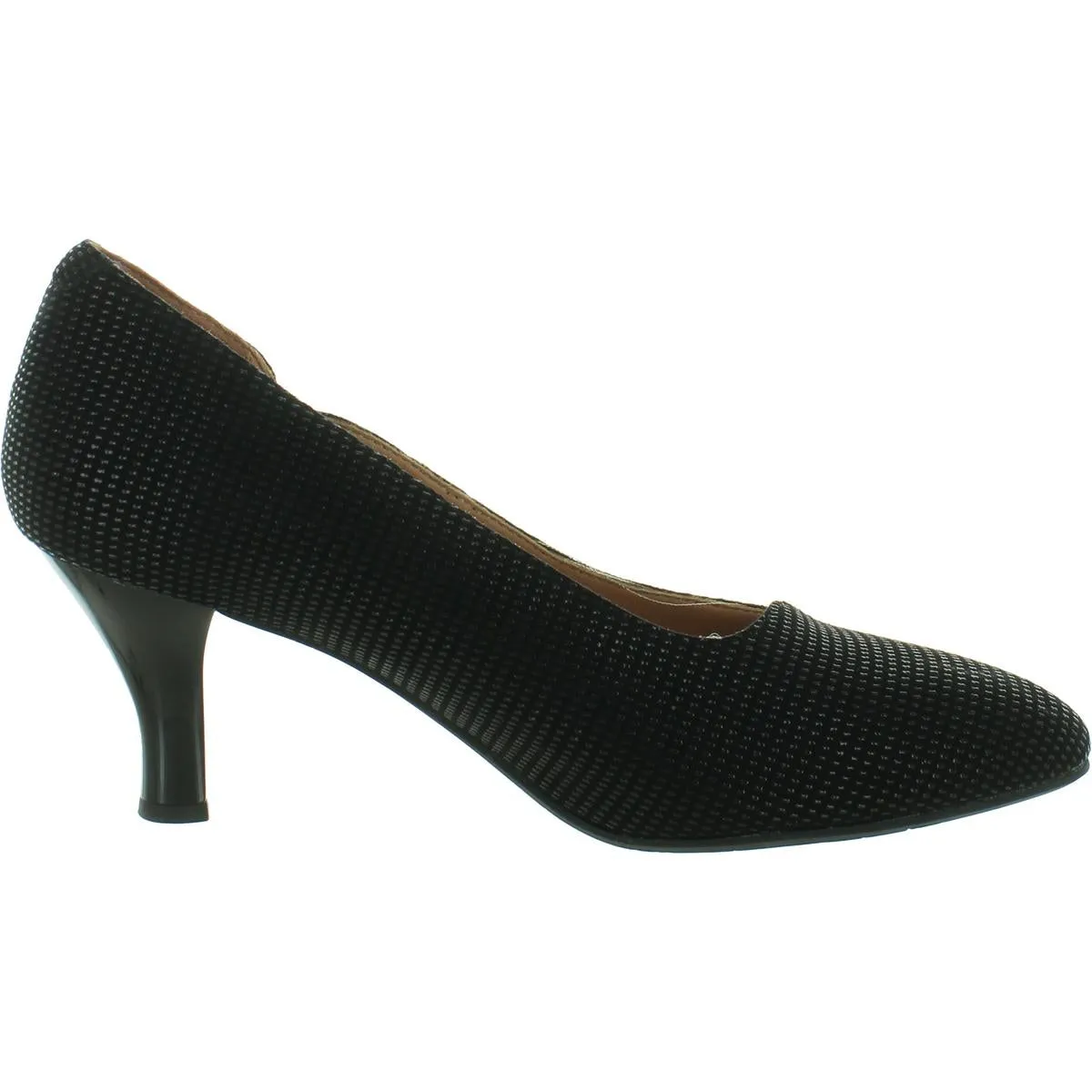 Bamelle Womens Leather Asymmetric Pumps