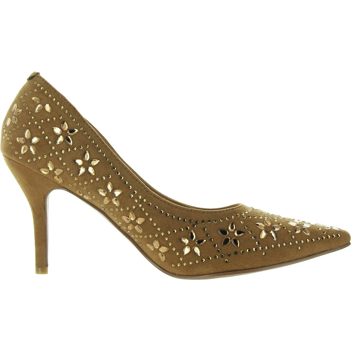 Barlow Womens Rhinestone Man Made Pumps