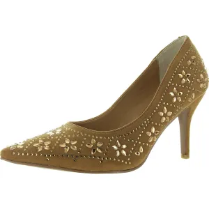 Barlow Womens Rhinestone Man Made Pumps