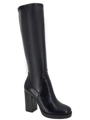 Benton Womens Faux Leather Tall Knee-High Boots