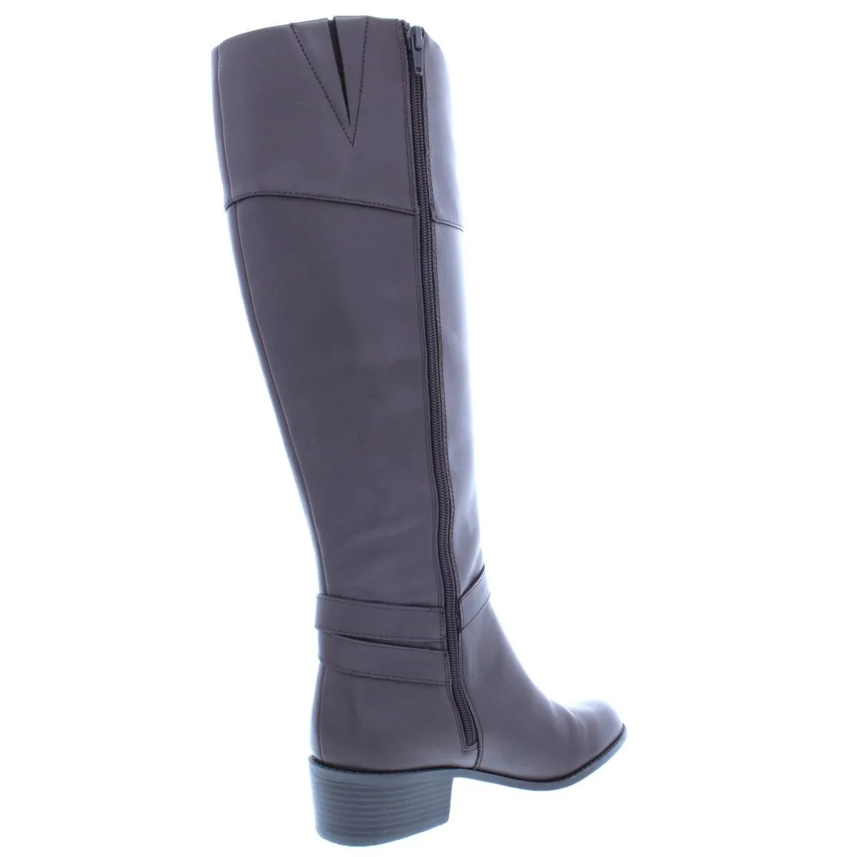 Berniee Womens Leather Knee-High Riding Boots