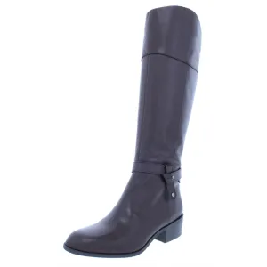 Berniee Womens Leather Knee-High Riding Boots