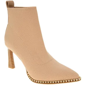 Beya Womens Embellished Knit Booties