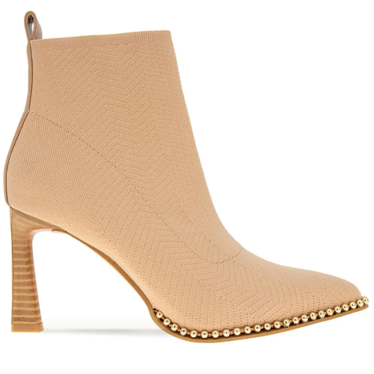 Beya Womens Embellished Knit Booties