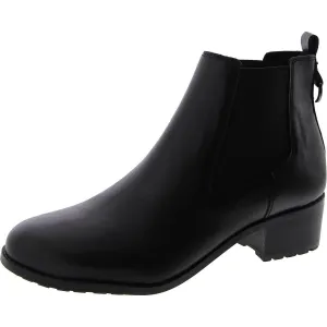 Bhfo Womens Block Heel Round Toe Mid-Calf Boots