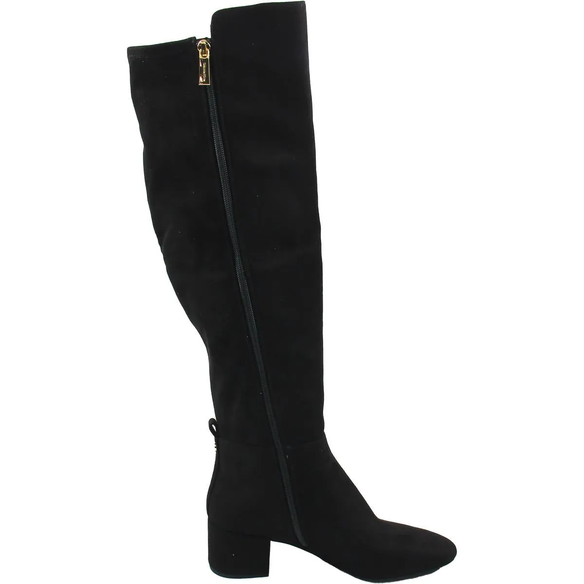 BHFO Womens Logo Manmade Knee-High Boots
