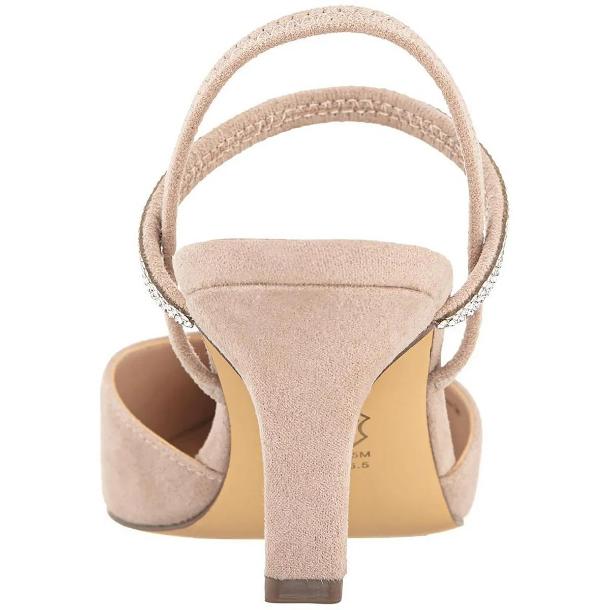 Billie Womens Embellished Man Made Kitten Heels