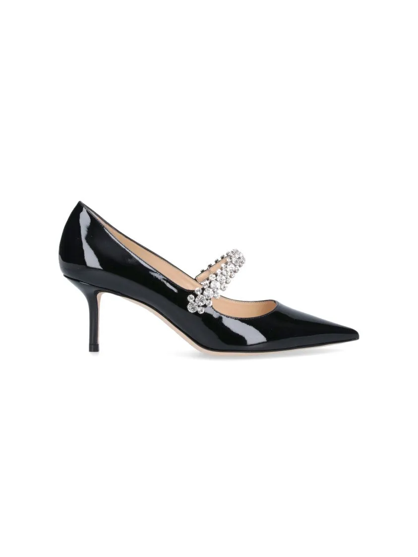 Bing 65" Pumps  Black Patent