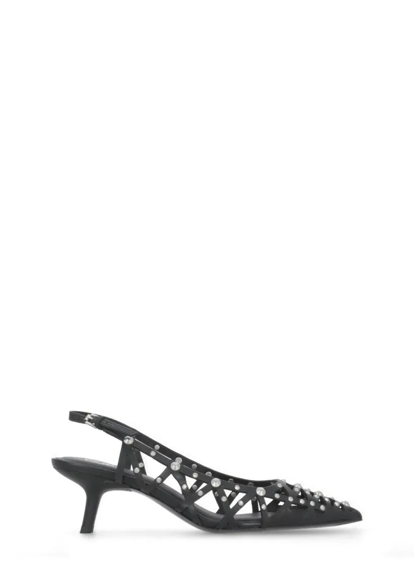 Black Bizarre Slingback