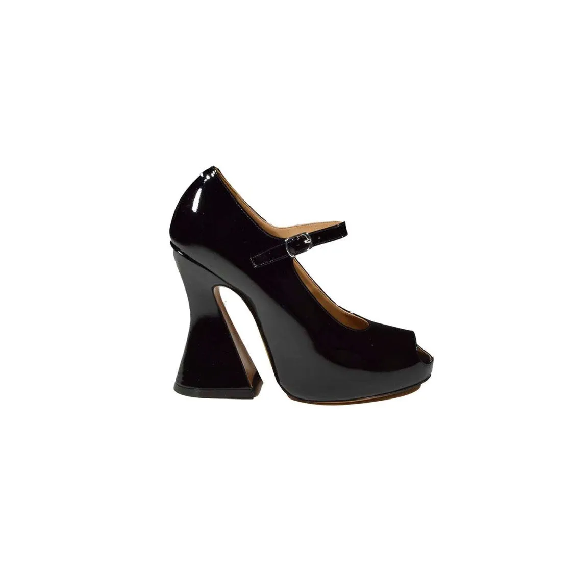 Black Patent Leather Mary Jane Pumps